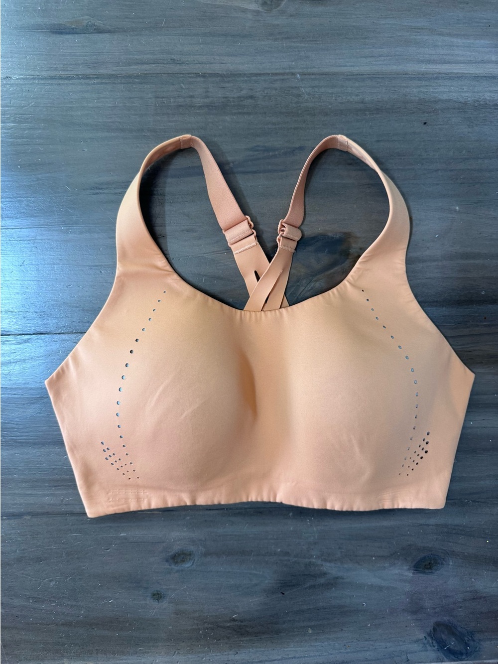 Lululemon AirSupport Bra High Support Women’s 36DD Warm Apricot